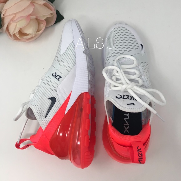 Nike Custom Air Max 270 Carla White Red W AUTHENT - Picture 6 of 7